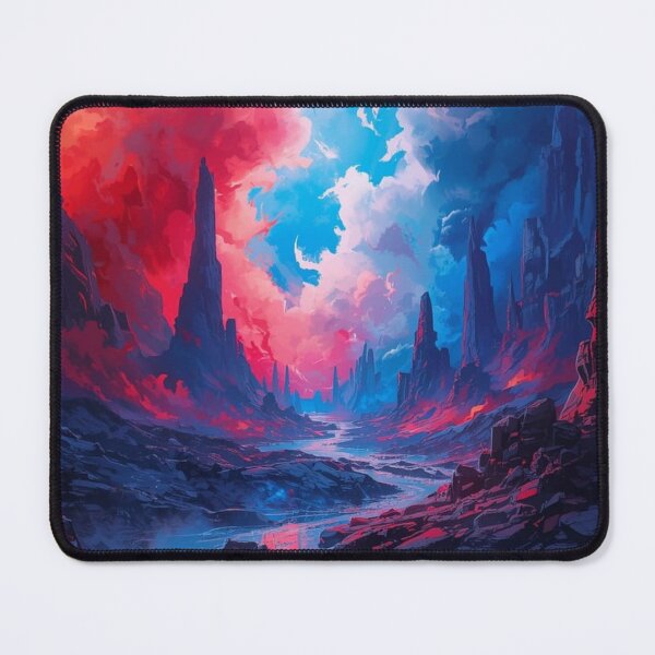 Item preview, Crimson Sky Over Mystic Valley designed and sold by bakosshops.