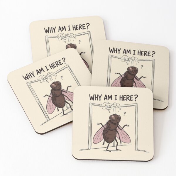 Item preview, Funny Forgetful Fly – Why Am I Here? Overthinking Humor designed and sold by InnerwayStudio.