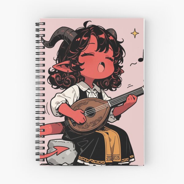 Item preview, Tiefling bard designed and sold by The King's general goods.