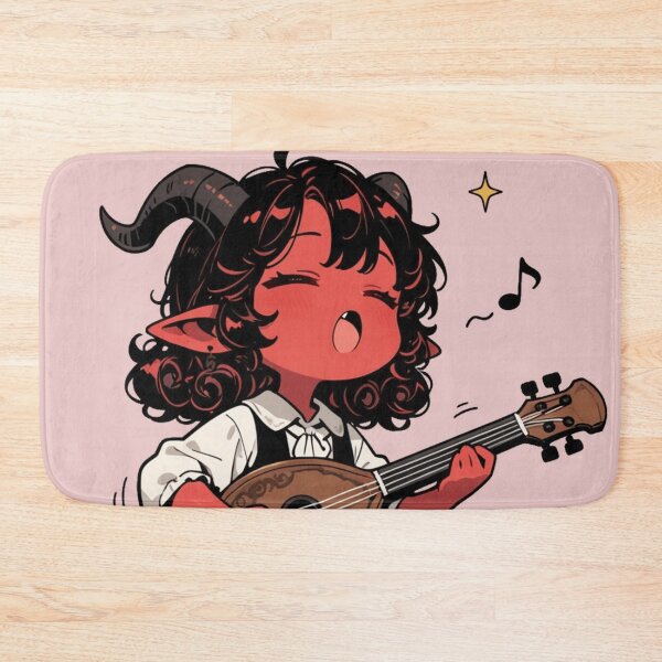 Item preview, Tiefling bard designed and sold by The King's general goods.