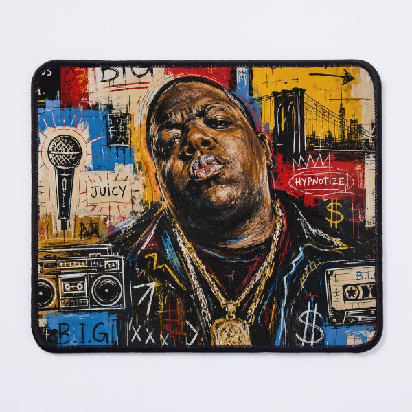 Item preview, Biggie – Brooklyn Hip Hop Neo Pop Art designed and sold by Boreal Apparel.