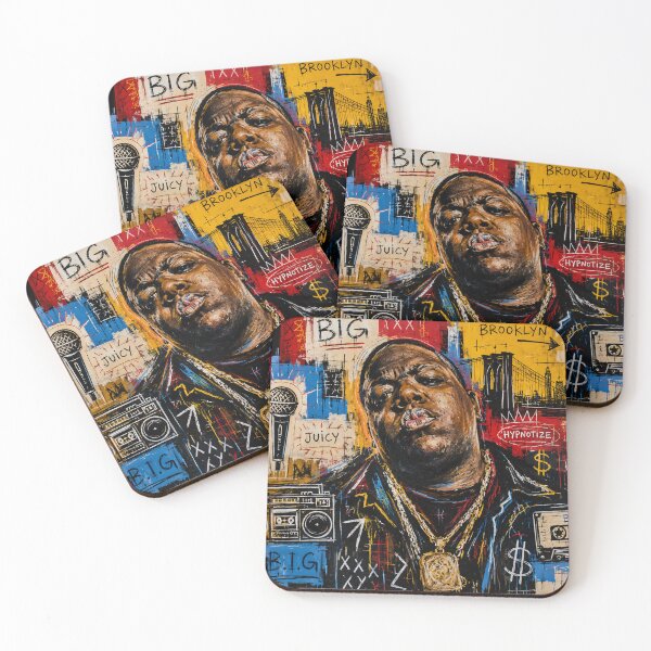 Item preview, Biggie – Brooklyn Hip Hop Neo Pop Art designed and sold by Boreal Apparel.