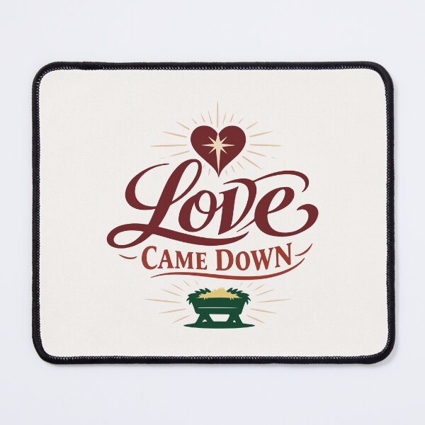 Item preview, Love Came Down Christmas Typography designed and sold by stylishdzign.
