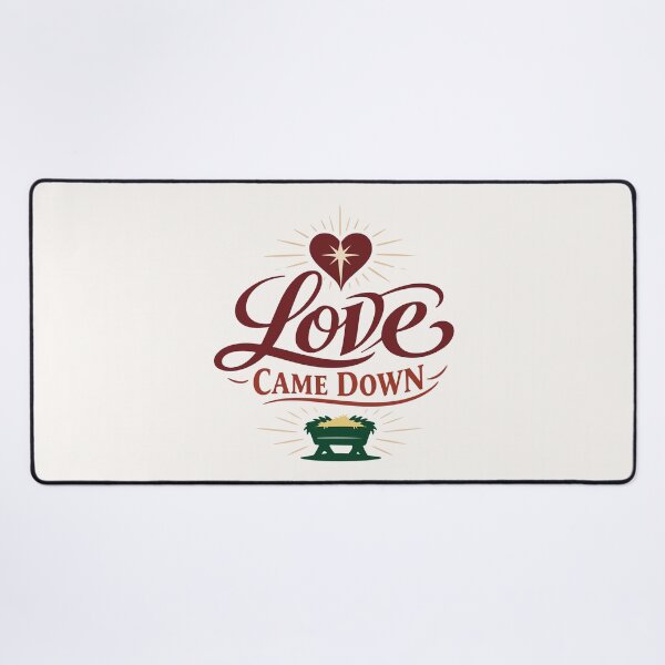 Item preview, Love Came Down Christmas Typography designed and sold by stylishdzign.