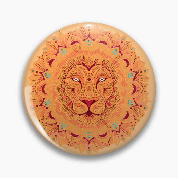 Item preview, Golden Lion Mandala Sacred Geometry designed and sold by Paolo-Bandal.