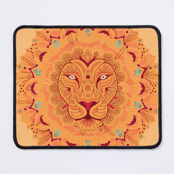 Item preview, Golden Lion Mandala Sacred Geometry designed and sold by Paolo-Bandal.