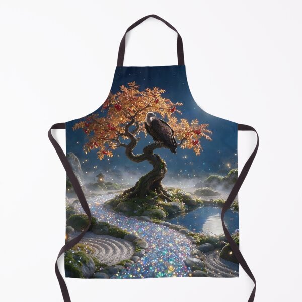 Item preview, October Opal Zen Garden – Vulture Moon Crystal Art designed and sold by Roanemermaid.