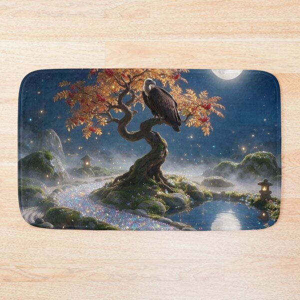 Item preview, October Opal Zen Garden – Vulture Moon Crystal Art designed and sold by Roanemermaid.