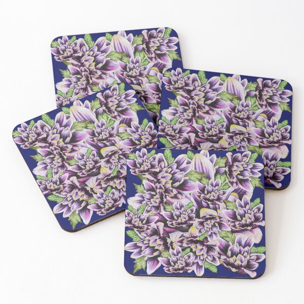 Item preview, Purple Chrysanthemum Big collage 5 designed and sold by nastiaart.