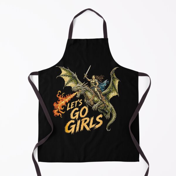 Item preview, Let’s Go Girls Dragon Rider – Fantasy Warrior Woman designed and sold by Rahamkshop.