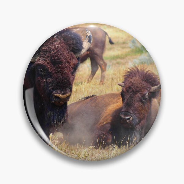 Item preview, Badlands Bison Kicking up Dust designed and sold by Marielle Valenzuela.