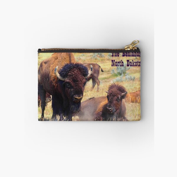 Item preview, Badlands Bison Kicking up Dust designed and sold by Marielle Valenzuela.