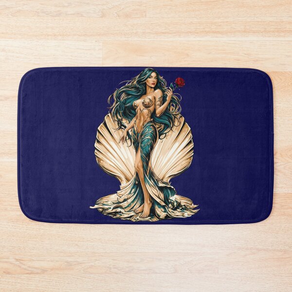 Item preview, Aphrodite Goddess of Love and Beauty Emerging from Seashell  PNG designed and sold by MythicMood.