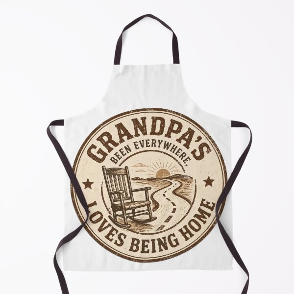 Item preview, Grandpa's Been Everywhere, Loves Being Home – Trucker Grandpa Family Gift designed and sold by Haque Designs.