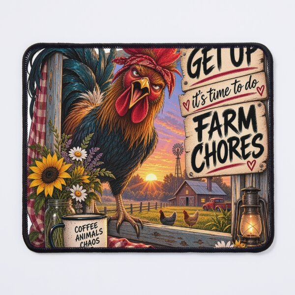Item preview, Get Up it's time to do Farm Chores designed and sold by TheWildLanding.