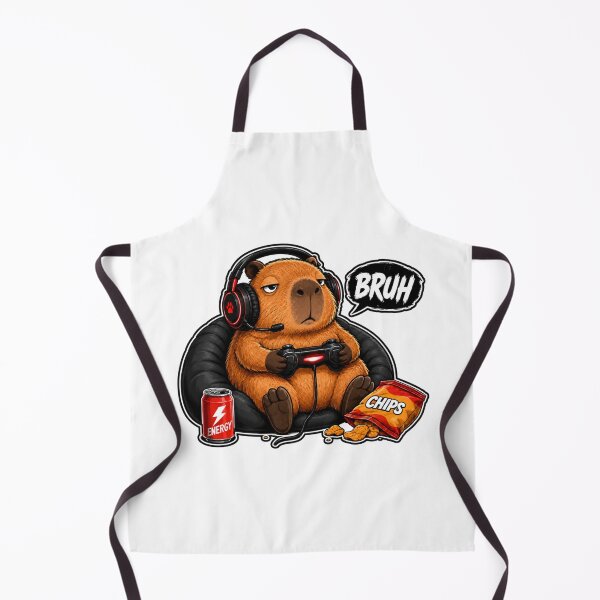 Item preview, Bruh Gamer Capybara Funny Gaming designed and sold by WeirdlyMild.