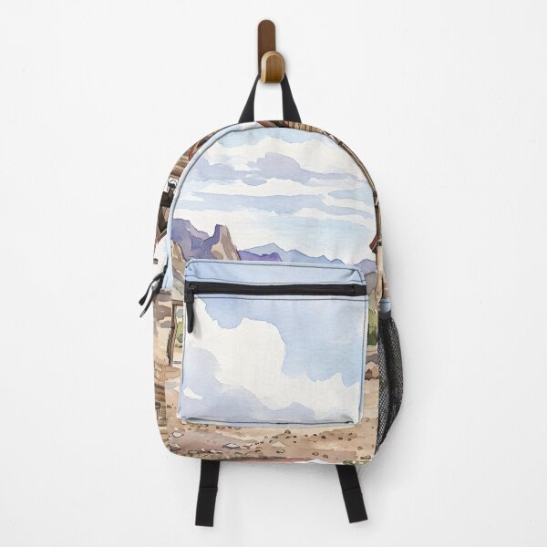 Item preview, Old Church Watercolor Print, Arizona Travel Poster designed and sold by POSTERIOCREW.