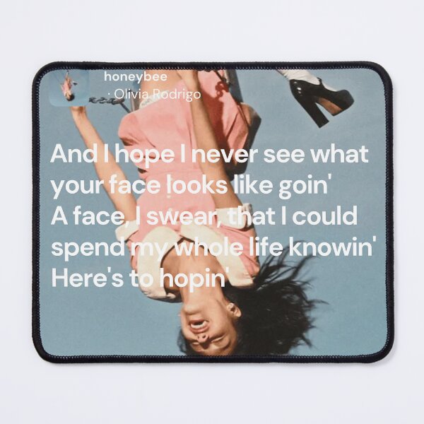 Item preview, Honeybee song lyrics - Olivia Rodrigo designed and sold by Milkshake33.