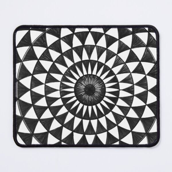 Item preview, Hypnotic Torus Handdraw Black White designed and sold by Cveti Dinkova.