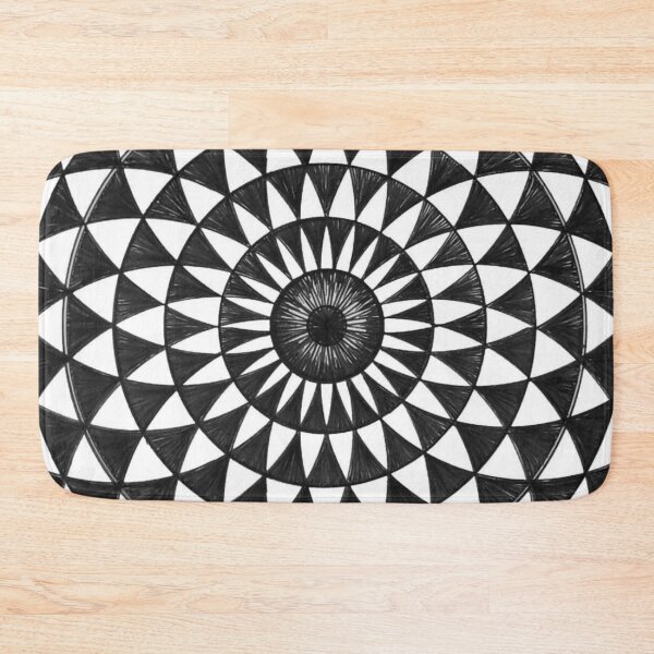 Item preview, Hypnotic Torus Handdraw Black White designed and sold by Cveti Dinkova.