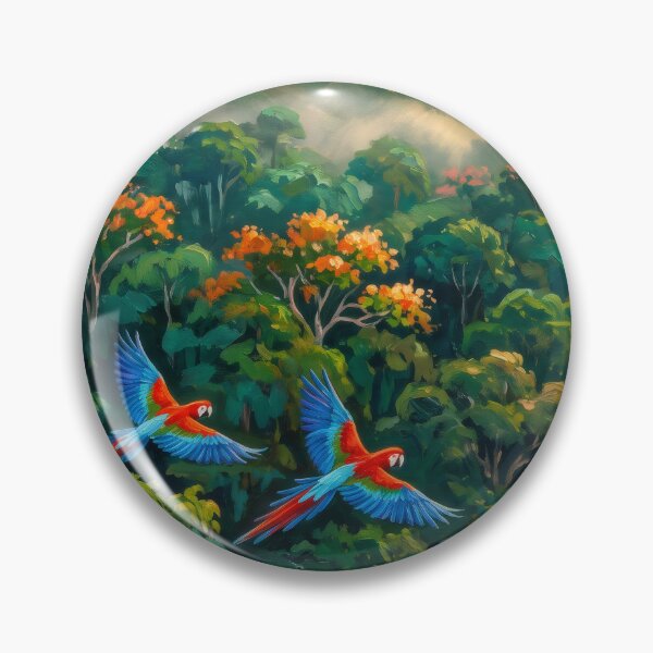Item preview, Amazon Rainforest Canopy at Sunrise designed and sold by RedPeaStudio.