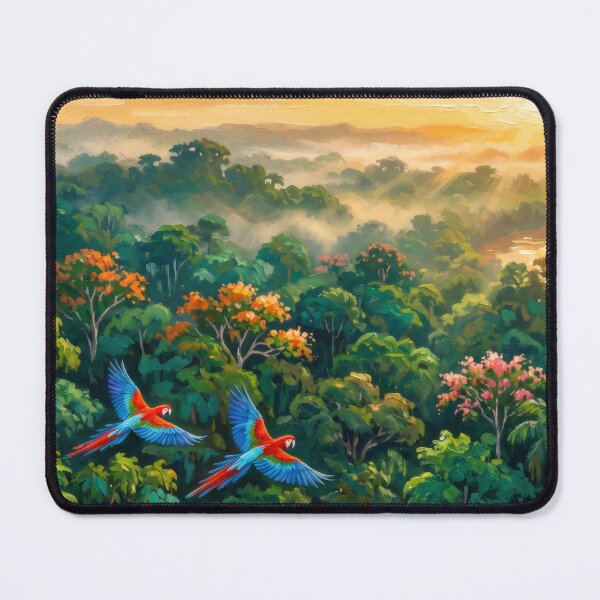Item preview, Amazon Rainforest Canopy at Sunrise designed and sold by RedPeaStudio.