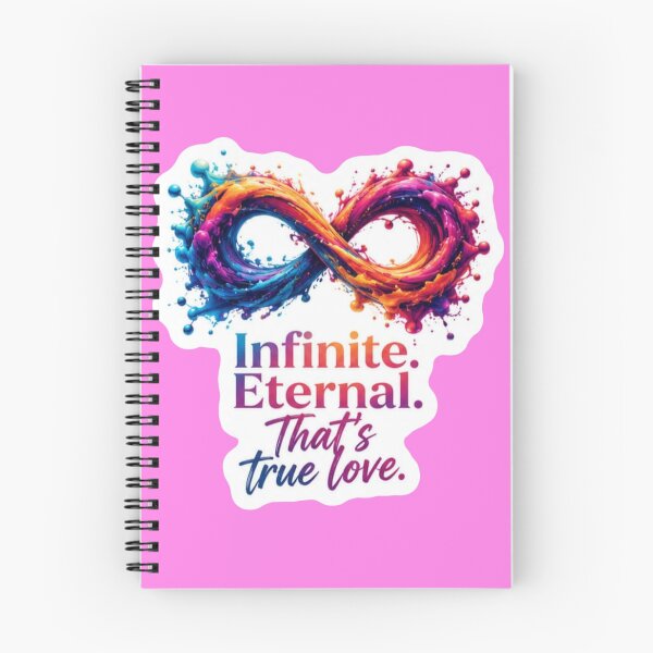 Item preview, Infinite Eternal Thats True Love Colorful Paint Splash Infinity Symbol Sticker designed and sold by Scro-Ciob-Shop.