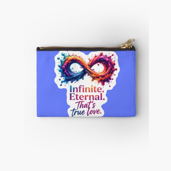 Item preview, Infinite Eternal Thats True Love Colorful Paint Splash Infinity Symbol Sticker designed and sold by Scro-Ciob-Shop.