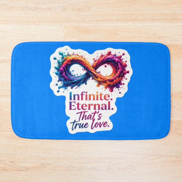 Item preview, Infinite Eternal Thats True Love Colorful Paint Splash Infinity Symbol Sticker designed and sold by Scro-Ciob-Shop.
