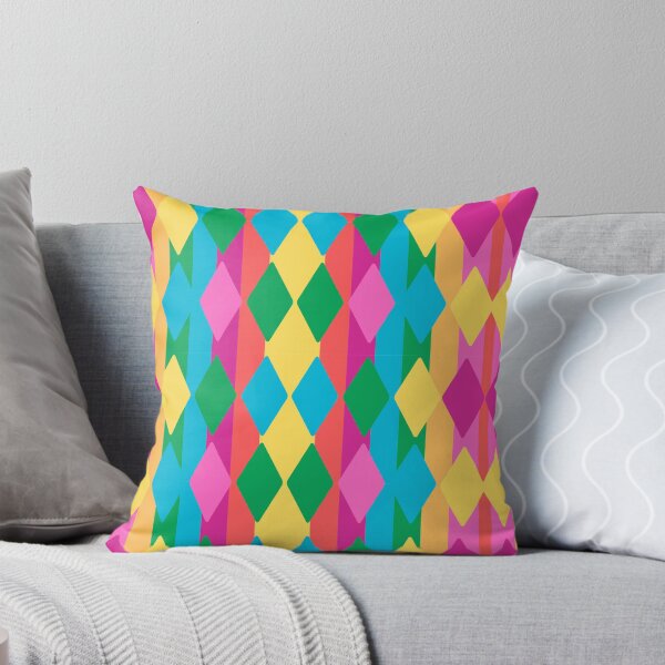 Item preview, Colorful Geometric Harlequin Diamond pattern designed and sold by Hager-AboAllil.
