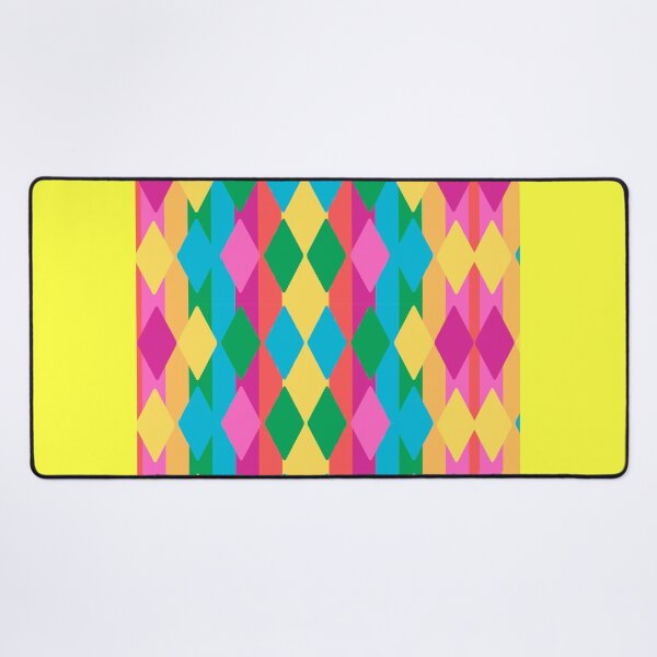 Item preview, Colorful Geometric Harlequin Diamond pattern designed and sold by Hager-AboAllil.