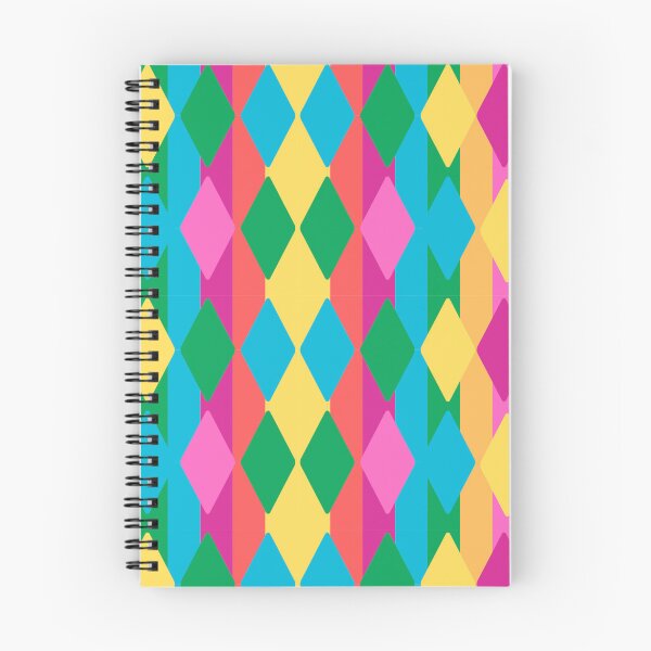 Item preview, Colorful Geometric Harlequin Diamond pattern designed and sold by Hager-AboAllil.