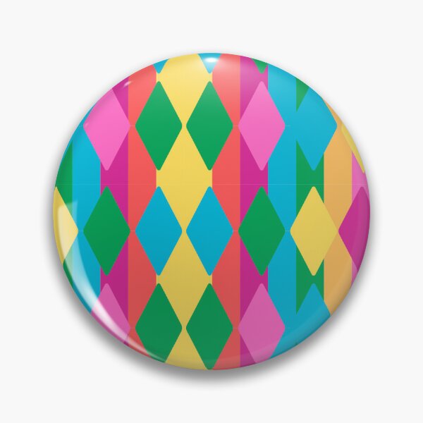 Item preview, Colorful Geometric Harlequin Diamond pattern designed and sold by Hager-AboAllil.
