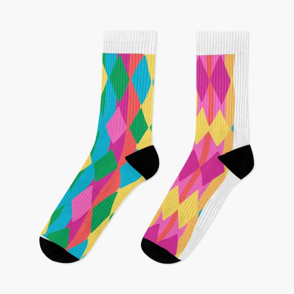 Item preview, Colorful Geometric Harlequin Diamond pattern designed and sold by Hager-AboAllil.