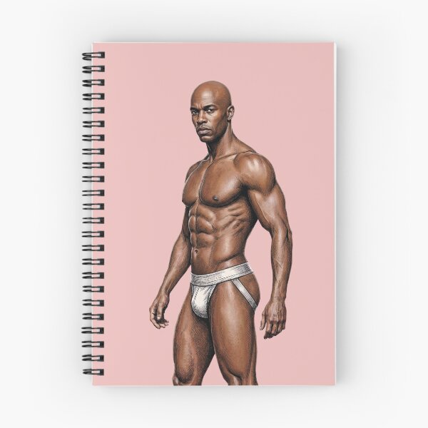 Item preview, Muscular Athletic Black Male - Bold Comic Illustration designed and sold by gayishdesign.