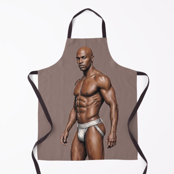Item preview, Muscular Athletic Black Male - Bold Comic Illustration designed and sold by gayishdesign.