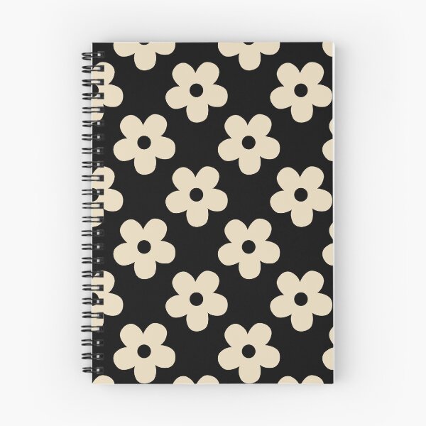 Item preview, Modern Black Cream Flower Gift for Mom Wife or Girls | Preppy Daisy Seamless Pattern Gift For Teacher or Students Vintage Floral designed and sold by VivaFy.