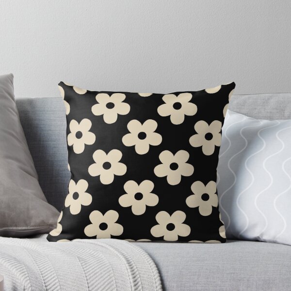 Item preview, Modern Black Cream Flower Gift for Mom Wife or Girls | Preppy Daisy Seamless Pattern Gift For Teacher or Students Vintage Floral designed and sold by VivaFy.