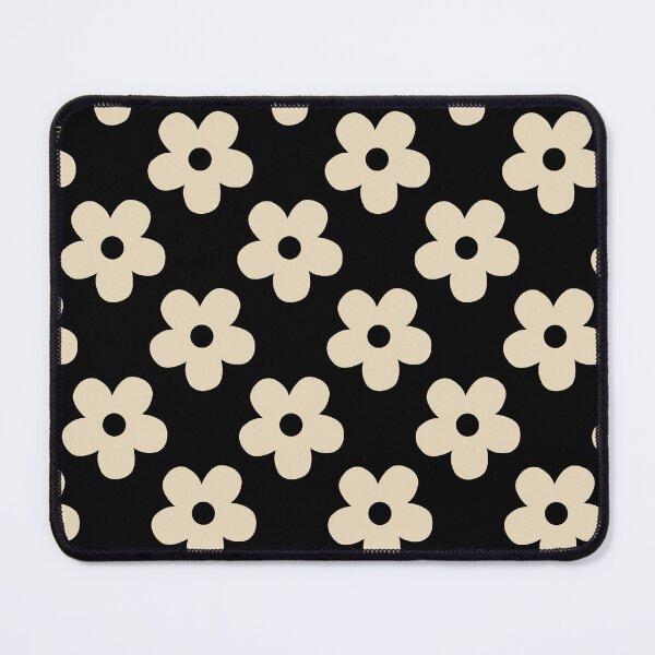 Item preview, Modern Black Cream Flower Gift for Mom Wife or Girls | Preppy Daisy Seamless Pattern Gift For Teacher or Students Vintage Floral designed and sold by VivaFy.