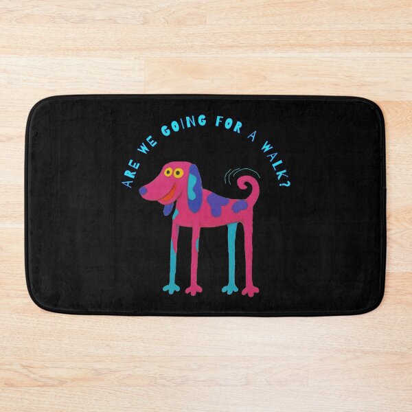 Item preview, Are We Going for a Walk? - Funny Colorful Dog designed and sold by PatykArt.