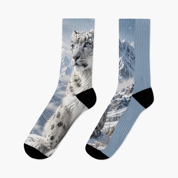 Item preview, Snow Leopard on Himalayan Peak – Majestic Mountain Wildlife designed and sold by ManJiangHong.