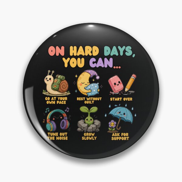 Item preview, On Hard Days, You Can – Gentle Mental Health Reminders designed and sold by NinaCreator.