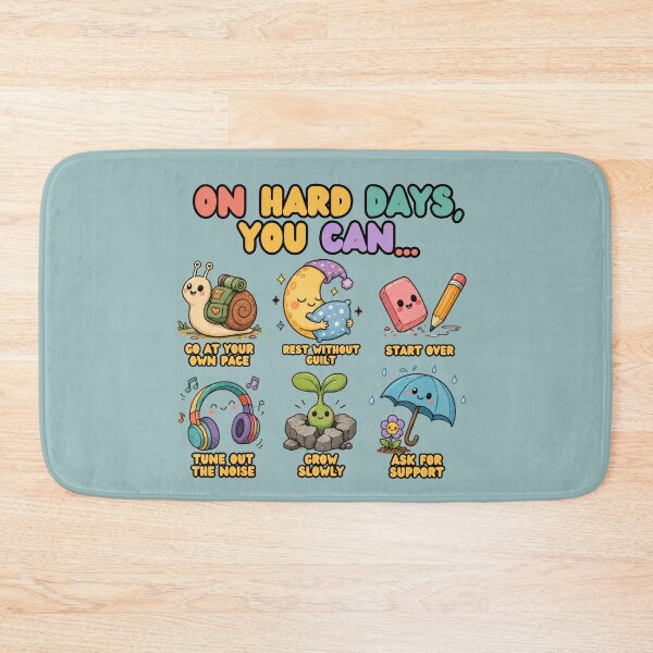 Item preview, On Hard Days, You Can – Gentle Mental Health Reminders designed and sold by NinaCreator.