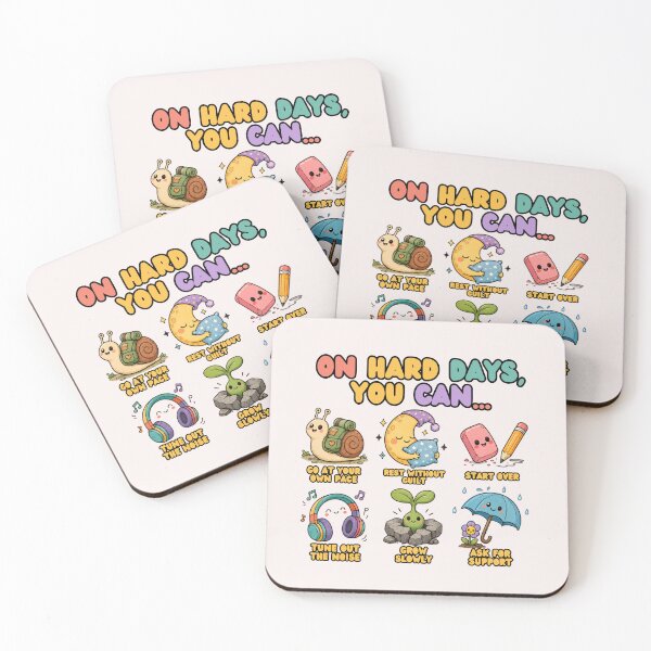 Item preview, On Hard Days, You Can – Gentle Mental Health Reminders designed and sold by NinaCreator.