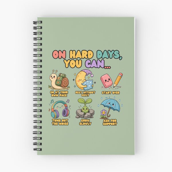 Item preview, On Hard Days, You Can – Gentle Mental Health Reminders designed and sold by NinaCreator.