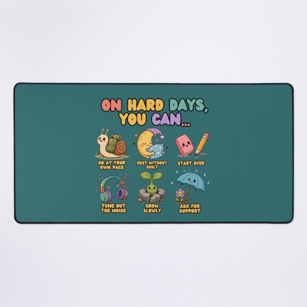 Item preview, On Hard Days, You Can – Gentle Mental Health Reminders designed and sold by NinaCreator.
