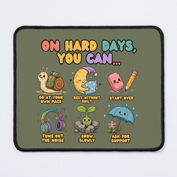 Item preview, On Hard Days, You Can – Gentle Mental Health Reminders designed and sold by NinaCreator.