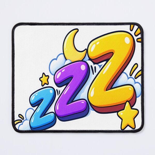 Item preview, Cute Colorful ZZZ Sleepy Vibes – Fun Sleep Sticker designed and sold by Genzfirevibes.