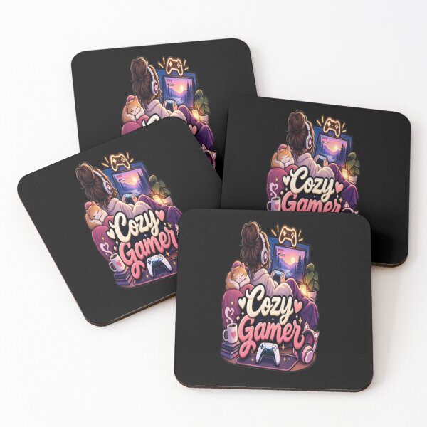 Item preview, Cozy Gamer – Cute Gaming Cat & Cozy Gaming Setup designed and sold by v6ziix.