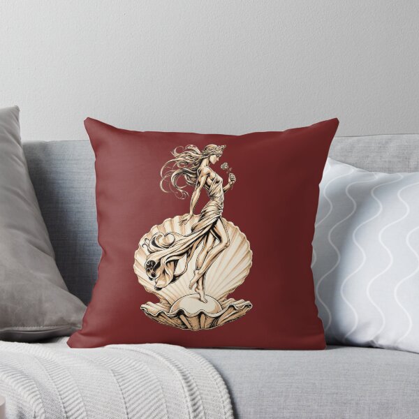 Item preview,  Aphrodite Goddess of Love and Beauty Emerging from Seashell  PNG designed and sold by MythicMood.